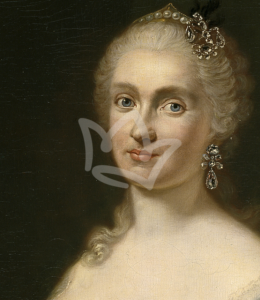 Maria_Amalia_of_Saxony_as_Queen_of_Naples_overlooking_the_Neapolitan_crown_by_Giuseppe_Bonito_held_at_the_Prado o